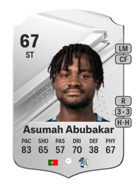 Asumah Abubakar Rare 67 OVR