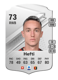 Silvan Hefti Rare 73 OVR