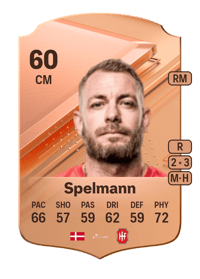 Martin Spelmann Rare 60 OVR