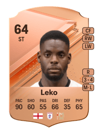 Jonathan Leko Rare 64 OVR