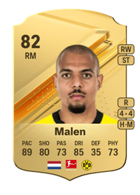 Donyell Malen Rare 82 OVR