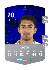 Alexis Soto CONMEBOL Sudamericana 70 OVR