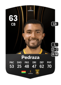 Pablo Pedraza CONMEBOL Libertadores 63 OVR