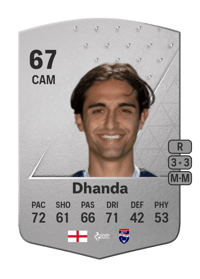 Yan Dhanda Common 67 OVR