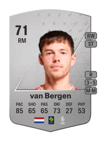 Mitchell van Bergen Common 71 OVR