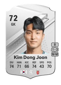 Kim Dong Joon Rare 72 OVR