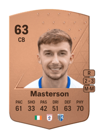 Conor Masterson Common 63 OVR
