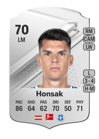 Mathias Honsak Rare 70 OVR