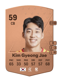 Kim Gyeong Jae Common 59 OVR