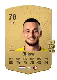 Justin Bijlow Common 78 OVR