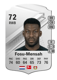 Timothy Fosu-Mensah Rare 72 OVR