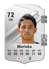 Ryota Morioka Rare 72 OVR