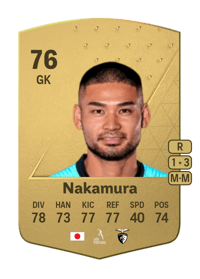 Kosuke Nakamura Common 76 OVR
