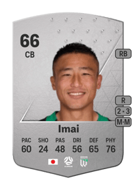 Tomoki Imai Common 66 OVR