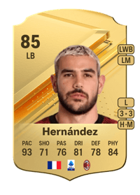 Theo Hernández Rare 85 OVR