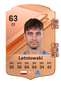 Juliusz Letniowski Rare 63 OVR