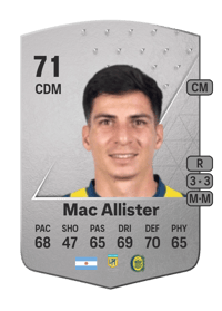 Francis Mac Allister Common 71 OVR