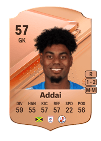 Corey Addai Rare 57 OVR