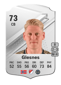 Jakob Glesnes Rare 73 OVR