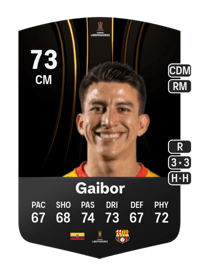 Fernando Gaibor CONMEBOL Libertadores 73 OVR