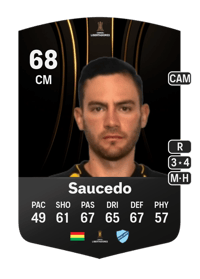 Fernando Saucedo CONMEBOL Libertadores 68 OVR