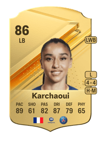 Sakina Karchaoui Rare 86 OVR