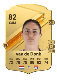 Daniëlle van de Donk Rare 82 OVR