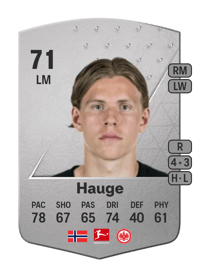 Jens Petter Hauge Common 71 OVR