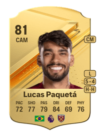 Lucas Paquetá Rare 81 OVR