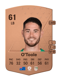 Connor O'Toole Common 61 OVR