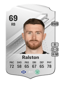 Anthony Ralston Rare 69 OVR