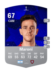 Gonzalo Maroni CONMEBOL Sudamericana 67 OVR