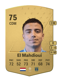 Aschraf El Mahdioui Common 75 OVR