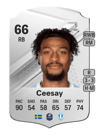 Joseph Ceesay Rare 66 OVR
