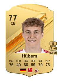 Timo Hübers Rare 77 OVR