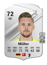 Florian Müller Rare 72 OVR