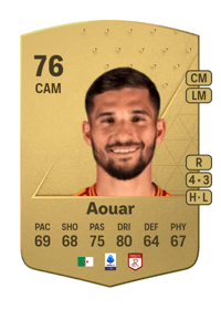 Houssem Aouar Common 76 OVR