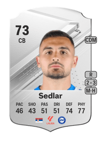 Aleksandar Sedlar Rare 73 OVR