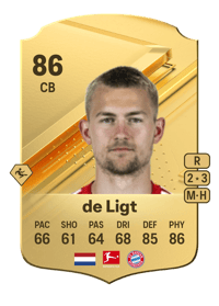 Matthijs de Ligt Rare 86 OVR