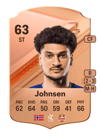 Bjørn Johnsen Rare 63 OVR