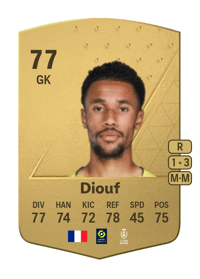 Yehvann Diouf Common 77 OVR