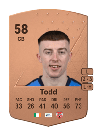 Sam Todd Common 58 OVR