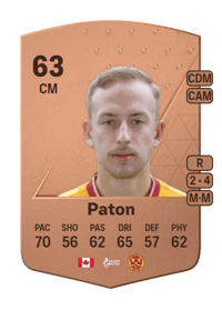 Harry Paton Common 63 OVR