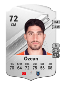 Berkay Özcan Rare 72 OVR
