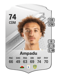 Ethan Ampadu Rare 74 OVR