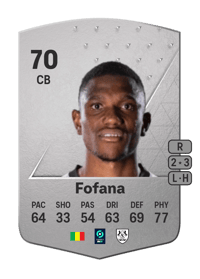 Mamadou Fofana Common 70 OVR