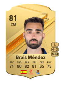 Brais Méndez Rare 81 OVR