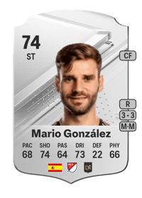 Mario González Rare 74 OVR