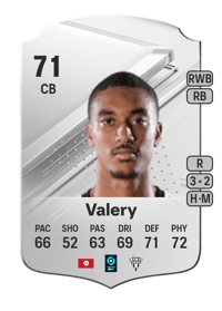 Yan Valery Rare 71 OVR
