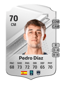 Pedro Díaz Rare 70 OVR